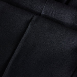 Black Relaxed Fit Korean Trousers