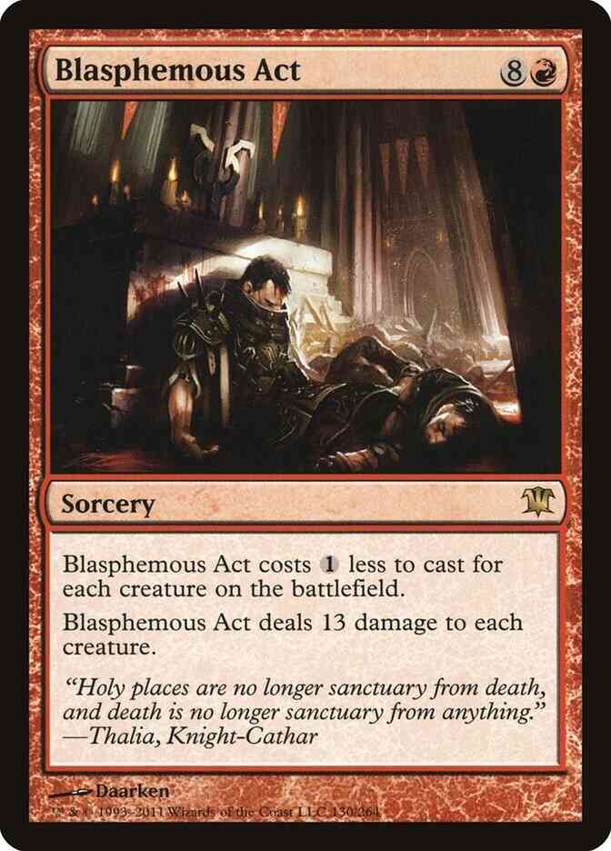 Blasphemous Act [130] [Innistrad] [Non-Foil]