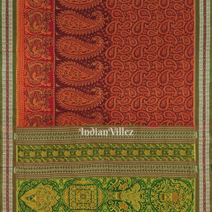 Duck Theme Pure Sambalpuri Ikat Silk*Cotton (Bapta) Saree