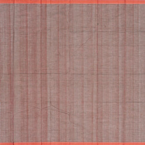 Brown Handloom Kanchi Cotton Saree With Diamond Motifs