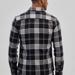 Black Checks Slim Fit Shirt
