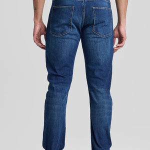 Dark Blue Tapered Fit Jeans