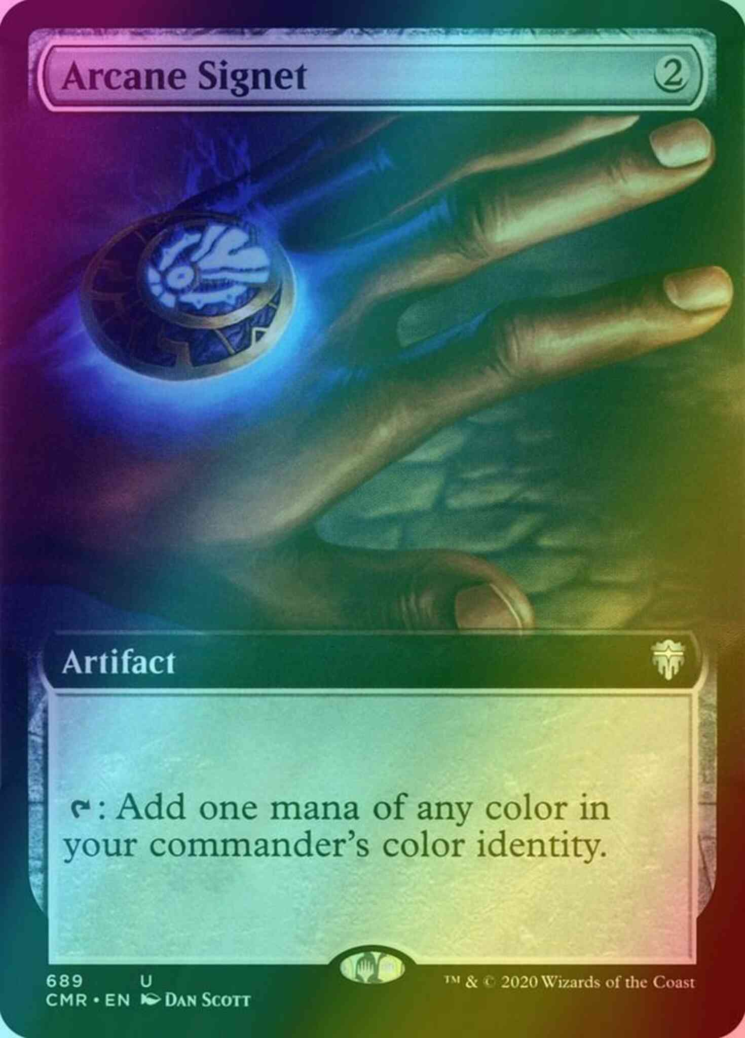 Arcane Signet [689] [Extended Art] [Commander Legends] [Foil]