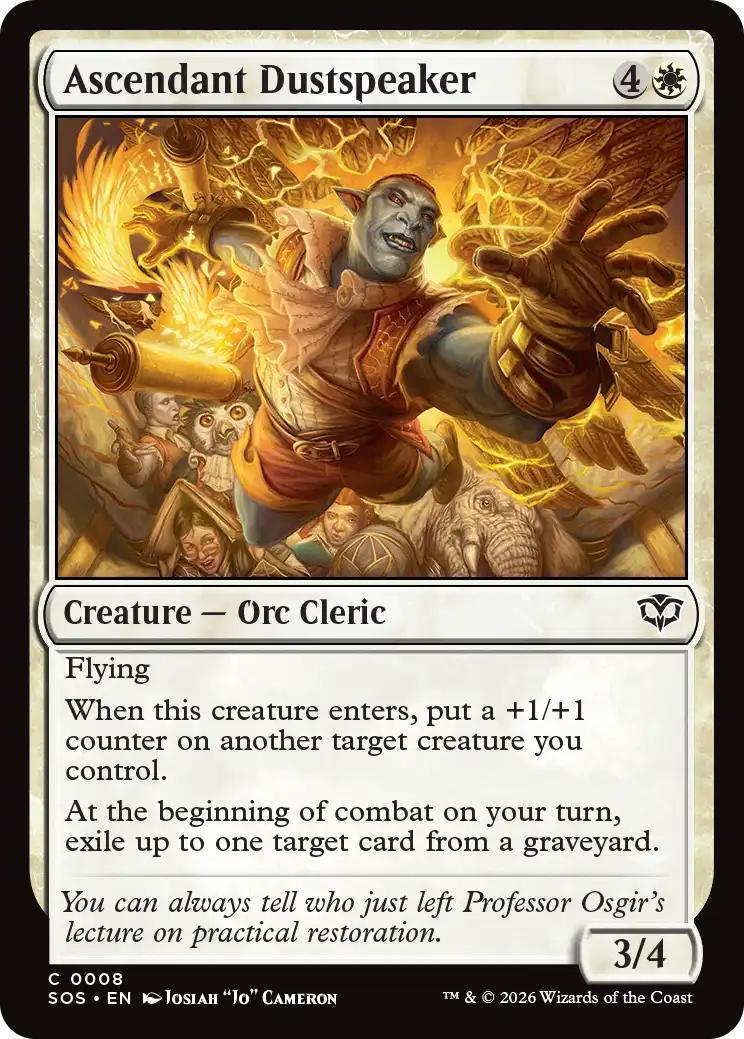 Ascendant Dustspeaker [8] [Secrets of Strixhaven] [Non-Foil]