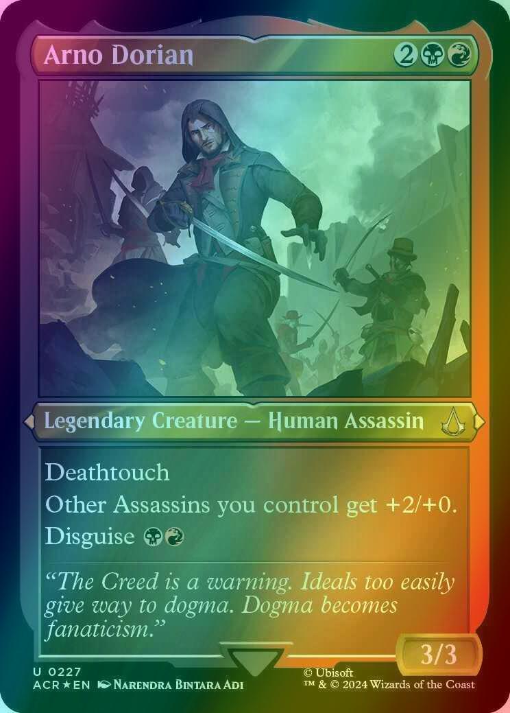 Arno Dorian [227] [Assassin's Creed] [Etched Foil]