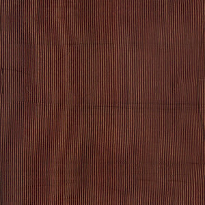 Orange Tussar Silk Saree With Stripes  -Orange