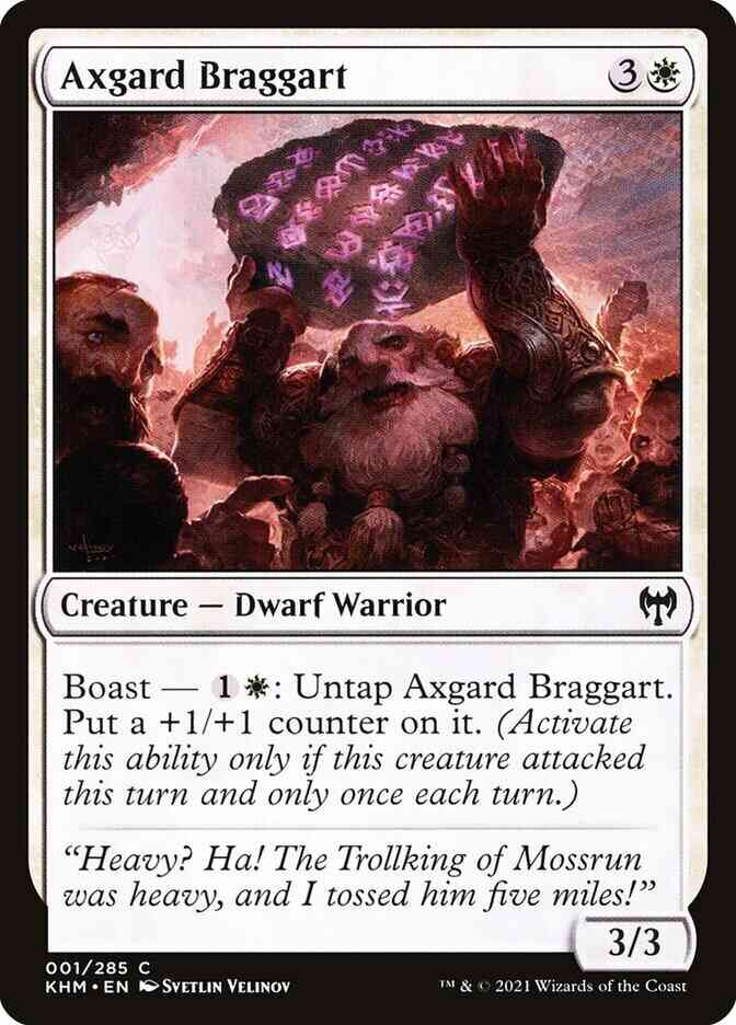 Axgard Braggart [1] [Kaldheim] [Non-Foil]