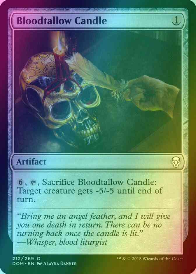 Bloodtallow Candle [212] [Dominaria] [Foil]