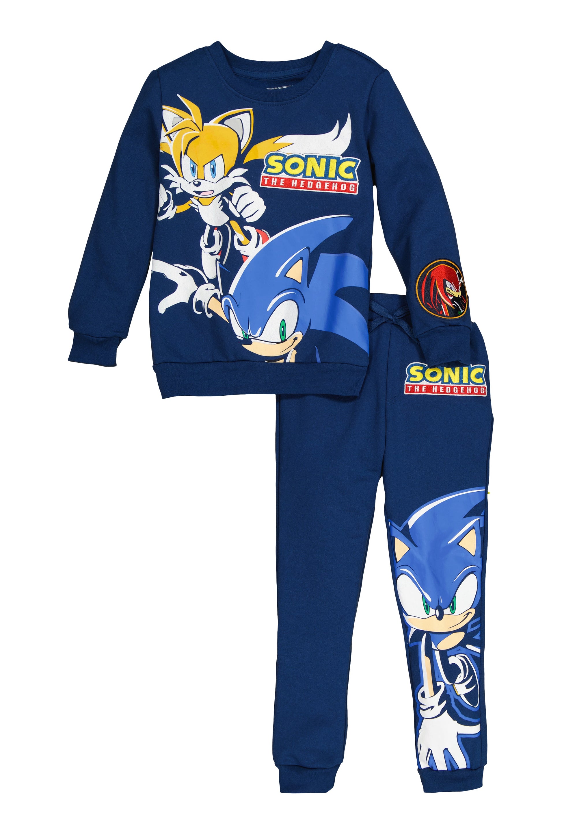 Little Boys Sonic The Hedgehog Sweatshirt and Joggers Set