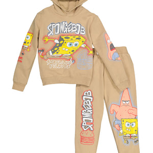 Boys SpongeBob Graphic Hoodie and Joggers