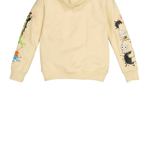 Boys Bart Simpson Graffiti Print Hoodie