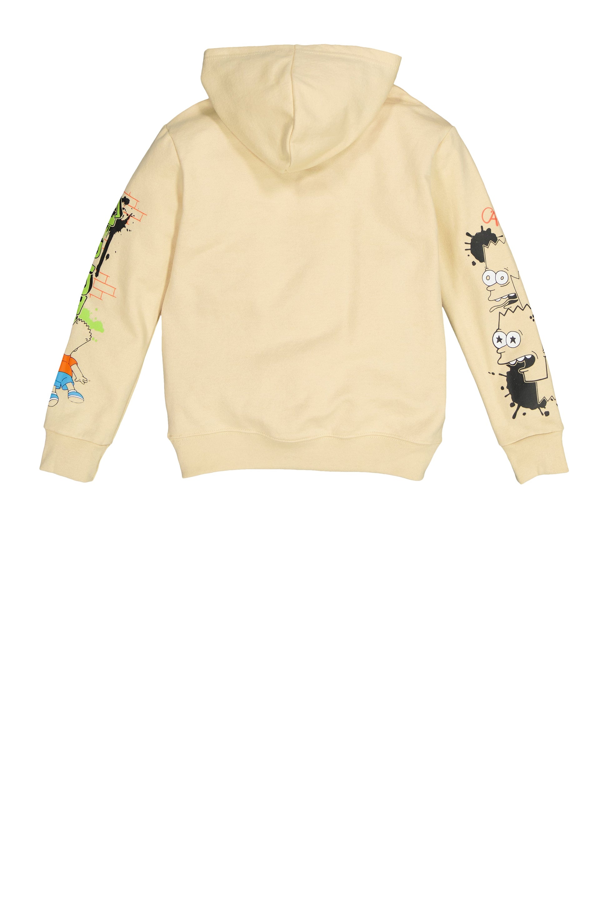 Boys Bart Simpson Graffiti Print Hoodie