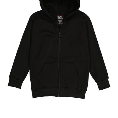 Boys Fleece Zip Front Hoodie