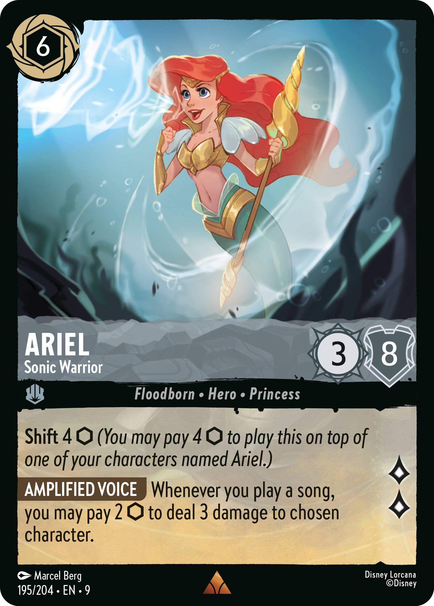 Ariel - Sonic Warrior - 195/204 [Fabled] [Non-Foil]