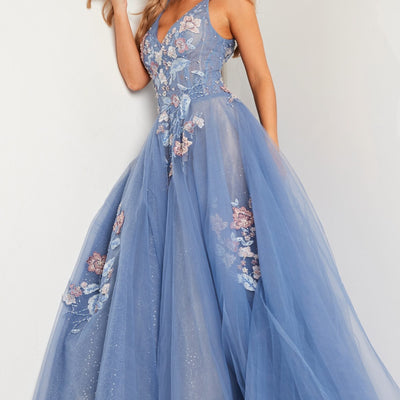 Embroidered Sleeveless A-line Gown by Jovani 37468