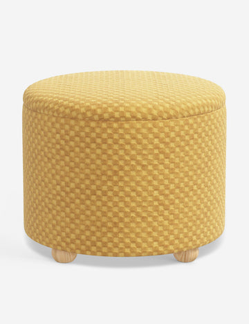 Hi-Lo Checker Goldenrod by Sarah Sherman Samuel