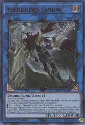 Avendread Savior - BLCR-EN091 - Ultra Rare - 1st Edition