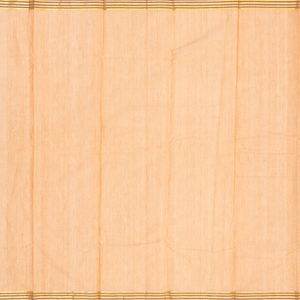 Taupe Handloom Kanchi Cotton Saree With Annam Chakaram Motifs