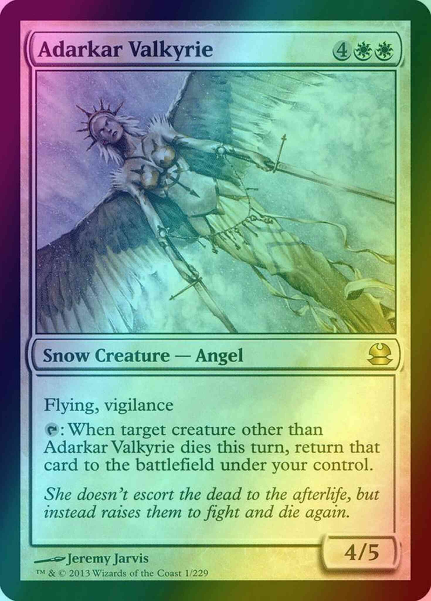 Adarkar Valkyrie [1] [Modern Masters] [Foil]