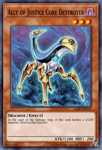 Ally of Justice Core Destroyer - TSHD-EN037 - Rare - Unlimited