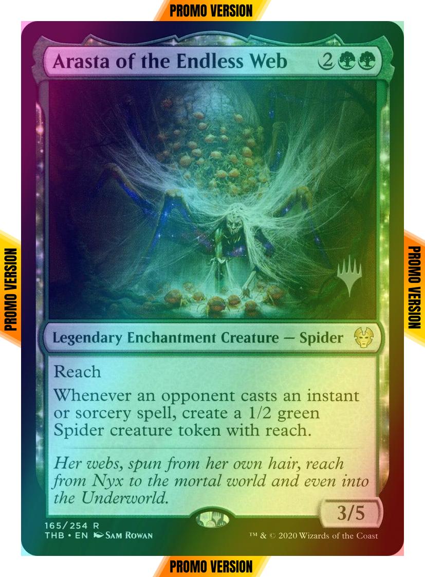 Arasta of the Endless Web [165p] [Promo Pack] [Theros Beyond Death Promos] [Foil]