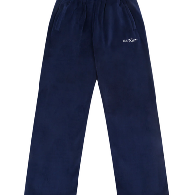 CERISE BREEZY CORD PANTS - NAVY BLUE