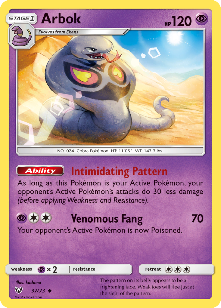 Arbok - 37/73 - Uncommon
