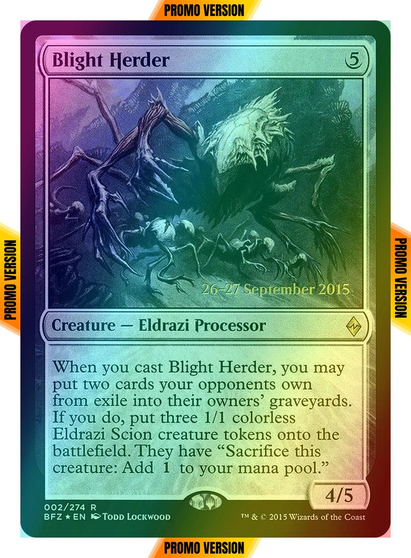 Blight Herder [2s] [Battle for Zendikar Promos] [Foil]