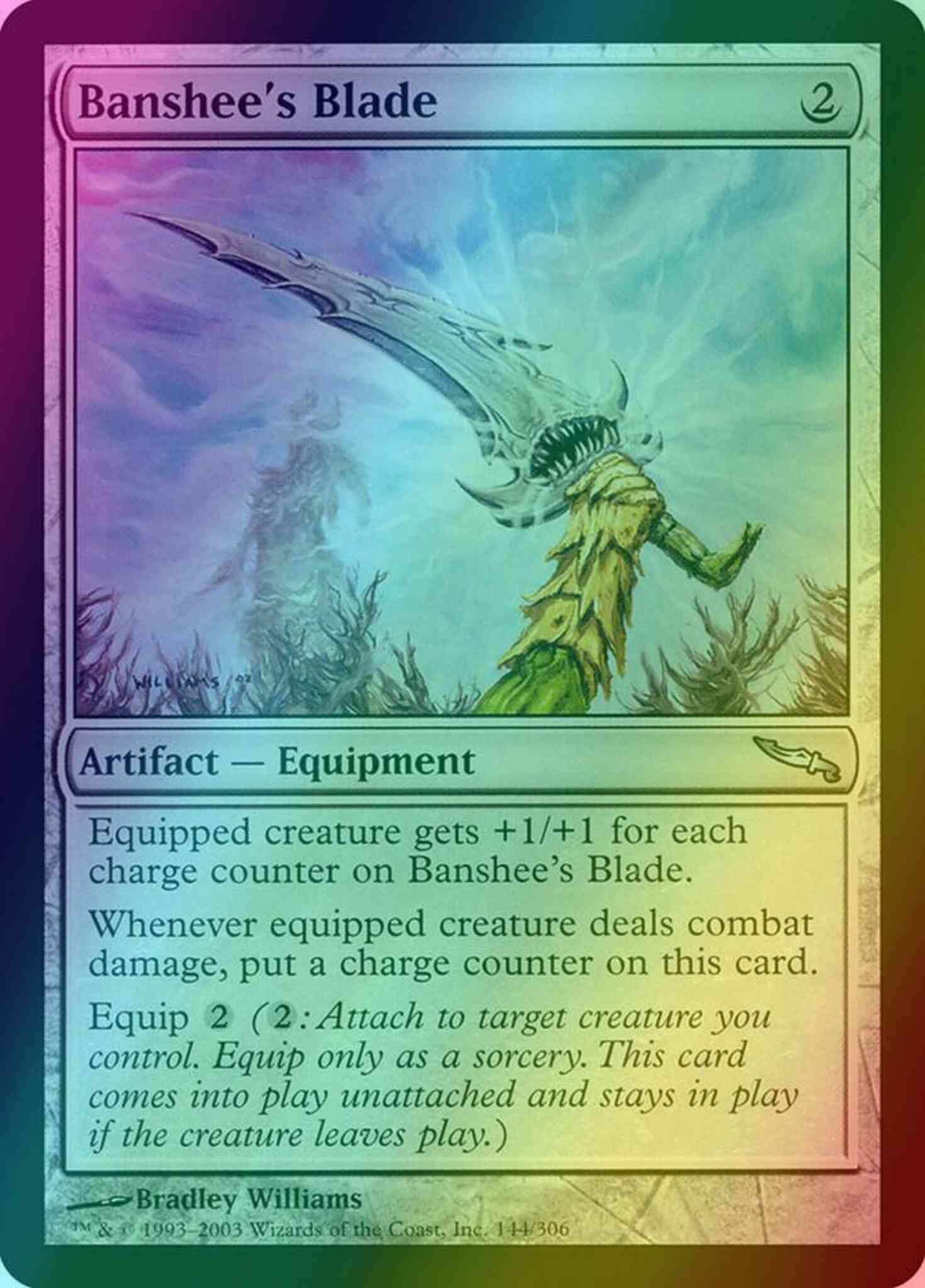 Banshee's Blade [144] [Mirrodin] [Foil]