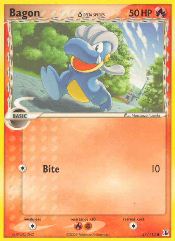Bagon δ - 57/113 - Common [ex11-57] [Non-Holo]