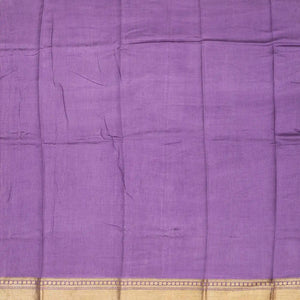 Off White Woven Chiniya Silk Saree Digital Printed With Floral Motifs