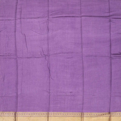 Off White Woven Chiniya Silk Saree Digital Printed With Floral Motifs