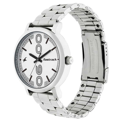 Bold White & Silver