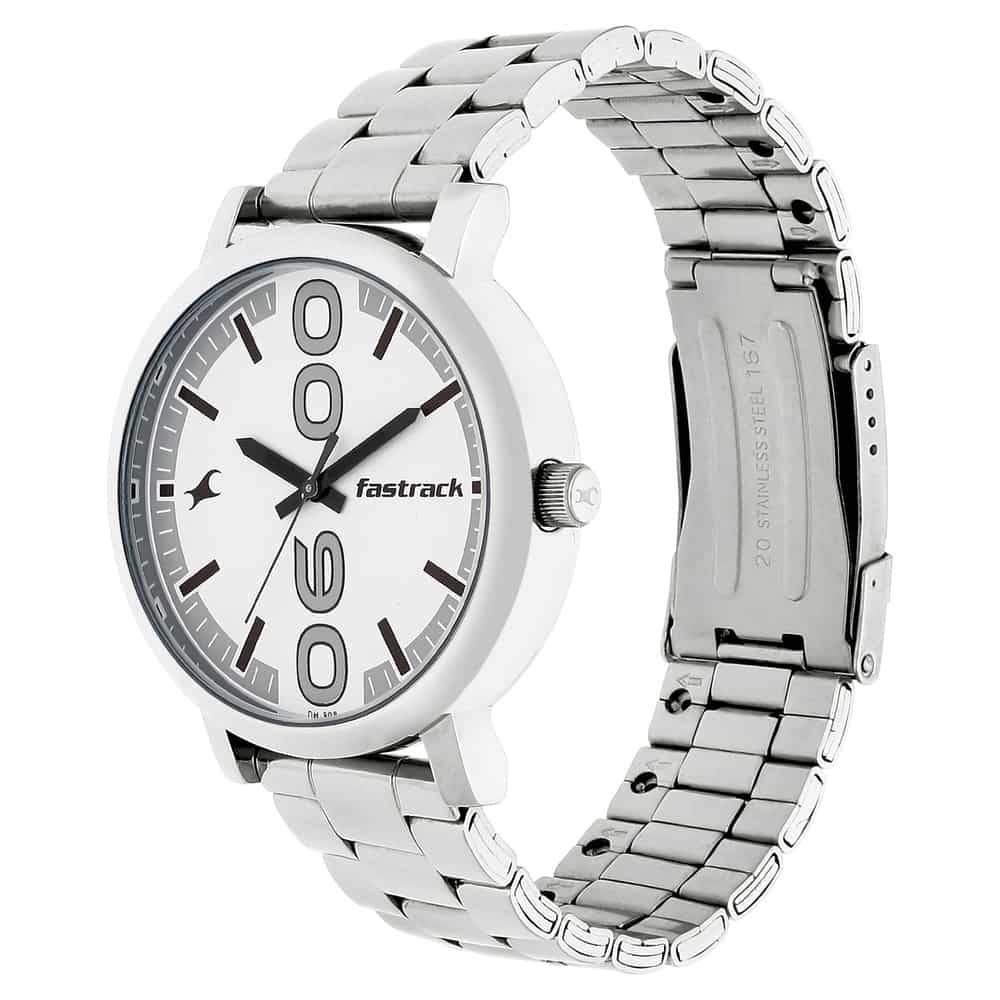 Bold White & Silver