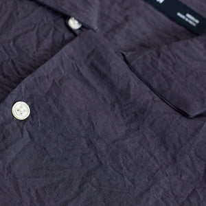 Charcoal Grey Crinkle Shirt