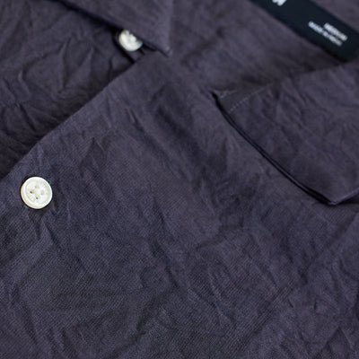Charcoal Grey Crinkle Shirt