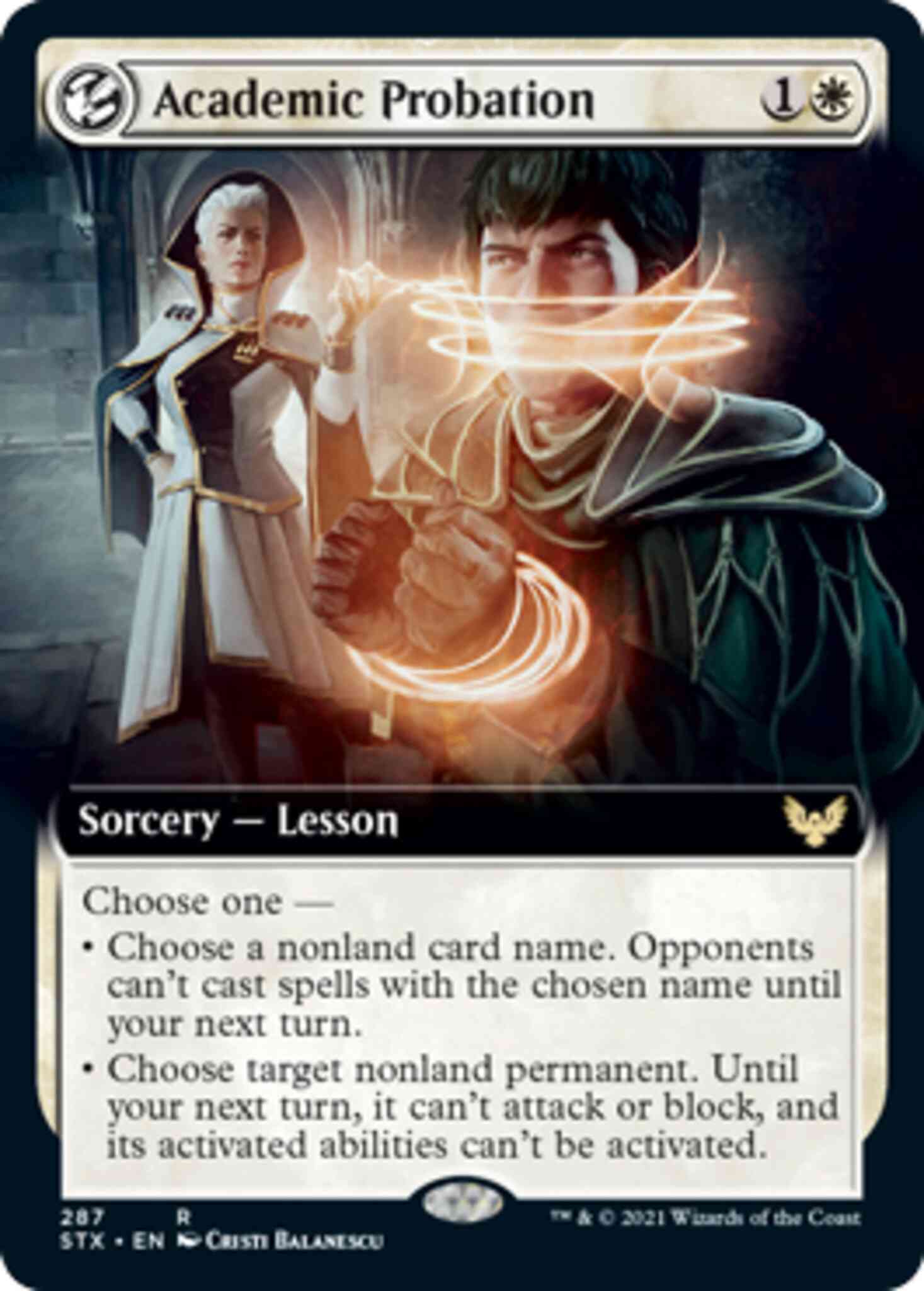 Academic Probation [287] [Extended Art] [Strixhaven: School of Mages] [Non-Foil]