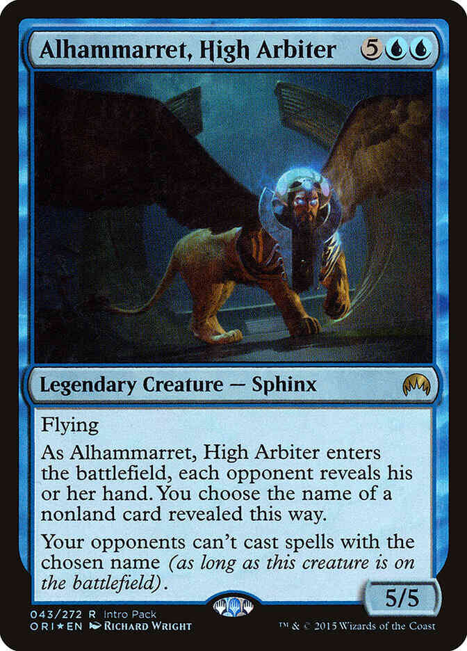 Alhammarret, High Arbiter [43] [Intro Pack] [Magic Origins Promos] [Foil]