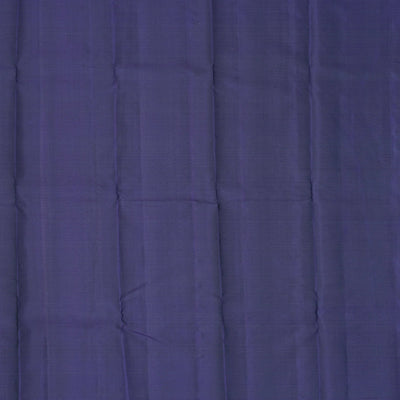 Brown Handloom Kanchipuram Silk Saree With Checks