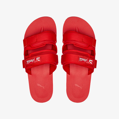 Puma | PUMA x COCA-COLA WILO  SANDALS  { RED