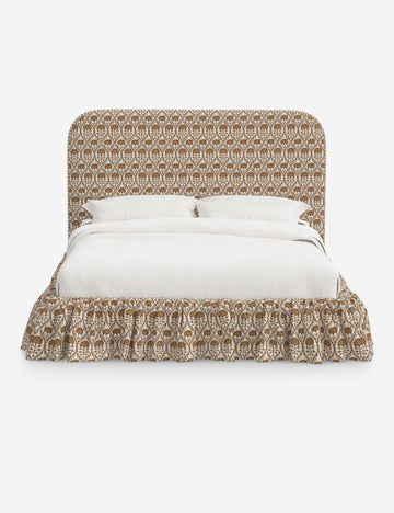 Ochre Blockprint Floral