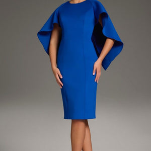 Jovani 38824 Short Flutter Sleeve Cocktail Dress