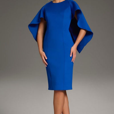 Jovani 38824 Short Flutter Sleeve Cocktail Dress