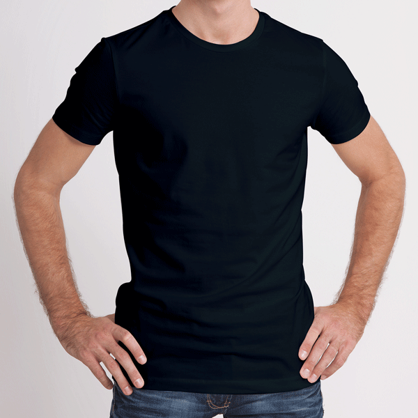 Combo of Half Sleeves 180 GSM T-Shirts for Men Cotton (Red and Black)