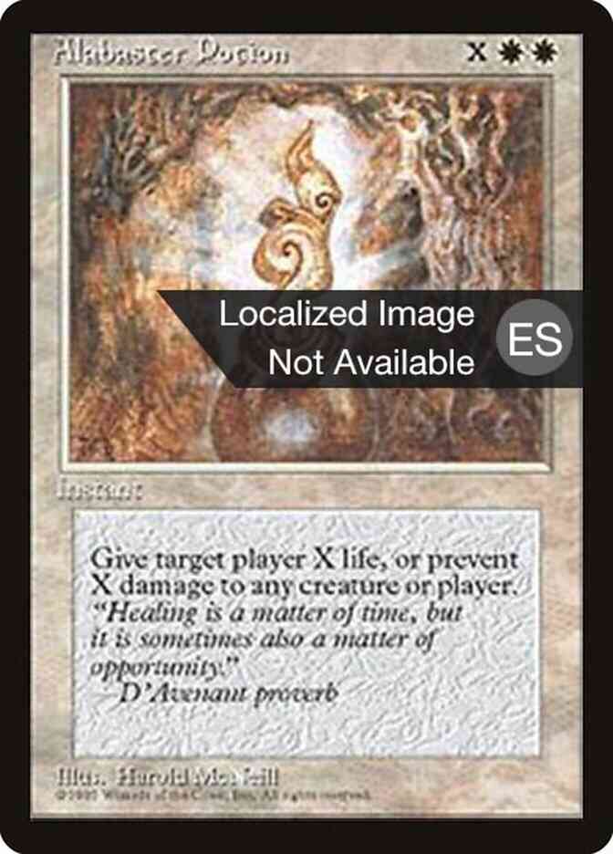 Alabaster Potion - Korean [1] [Fourth Edition Black Border: Korean] [Non-Foil]