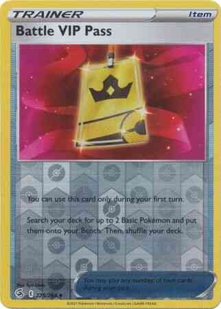 Battle VIP Pass - 225/264 - Uncommon [SWSH8-225] [Reverse Holo]