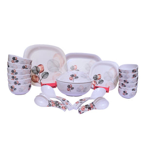 Terraware Sara Square Dinner Set | Set of 24 Pcs