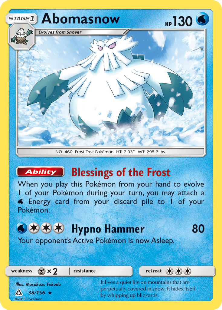 Abomasnow - 38/156 - Rare