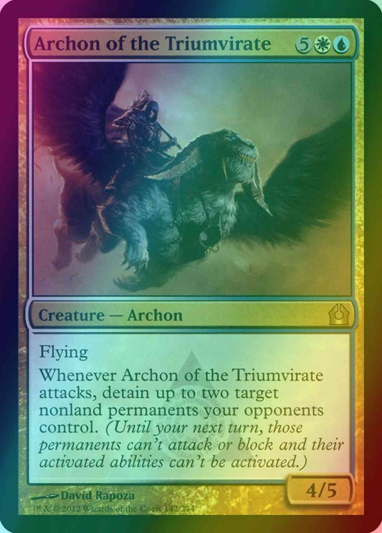 Archon of the Triumvirate [142] [Return To Ravnica] [Foil]