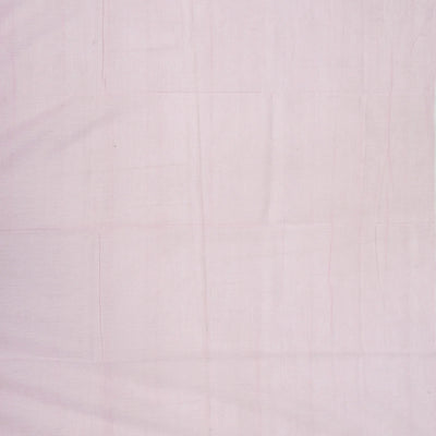 Baby Pink Handloom Bengal Cotton Saree With Fish Motifs